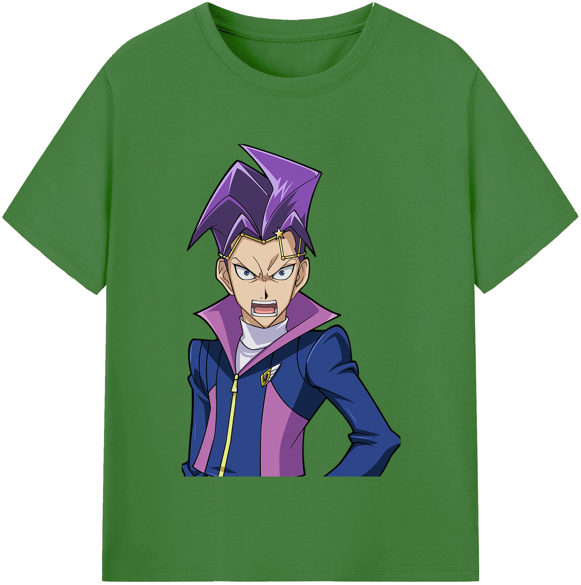 （画像用） 遊☆戯☆王 Yu-Gi-Oh! レディースカジュアルプリントTシャツ（綿100％）